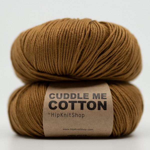 HipKnit – Cuddle me cotton, Golden Brown