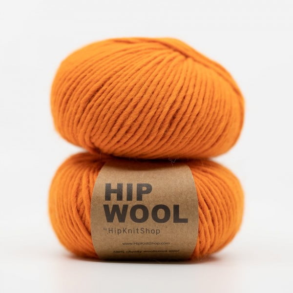Utgått farge - HipKnit Hip wool Orange juice