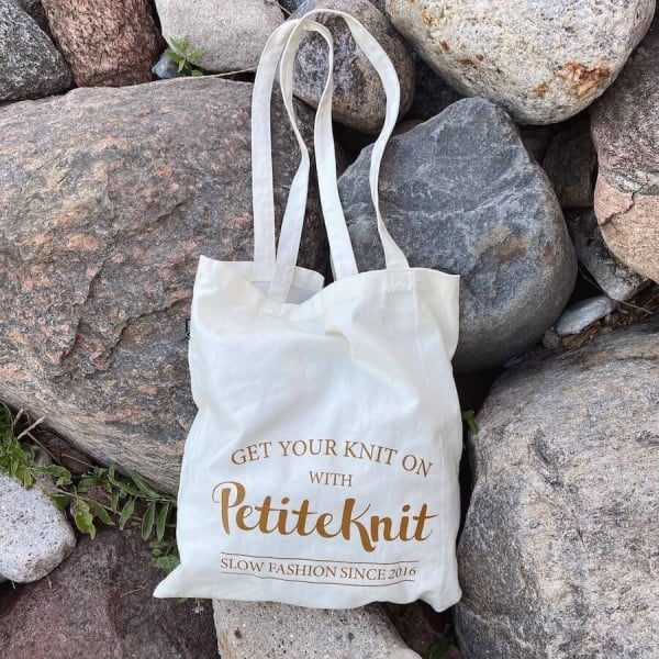 Get your knit on - tote bag