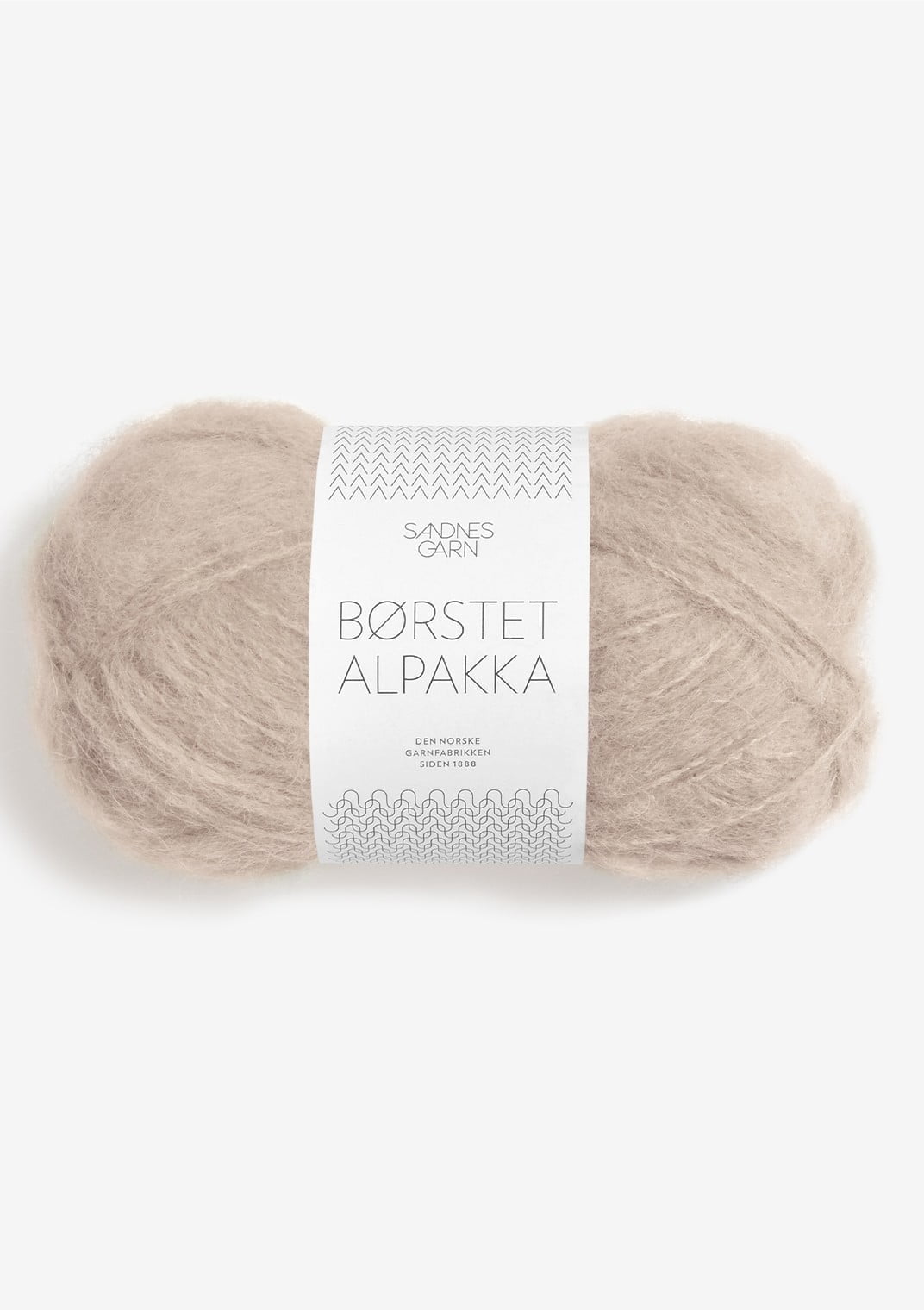 Børstet Alpakka Beige 3021