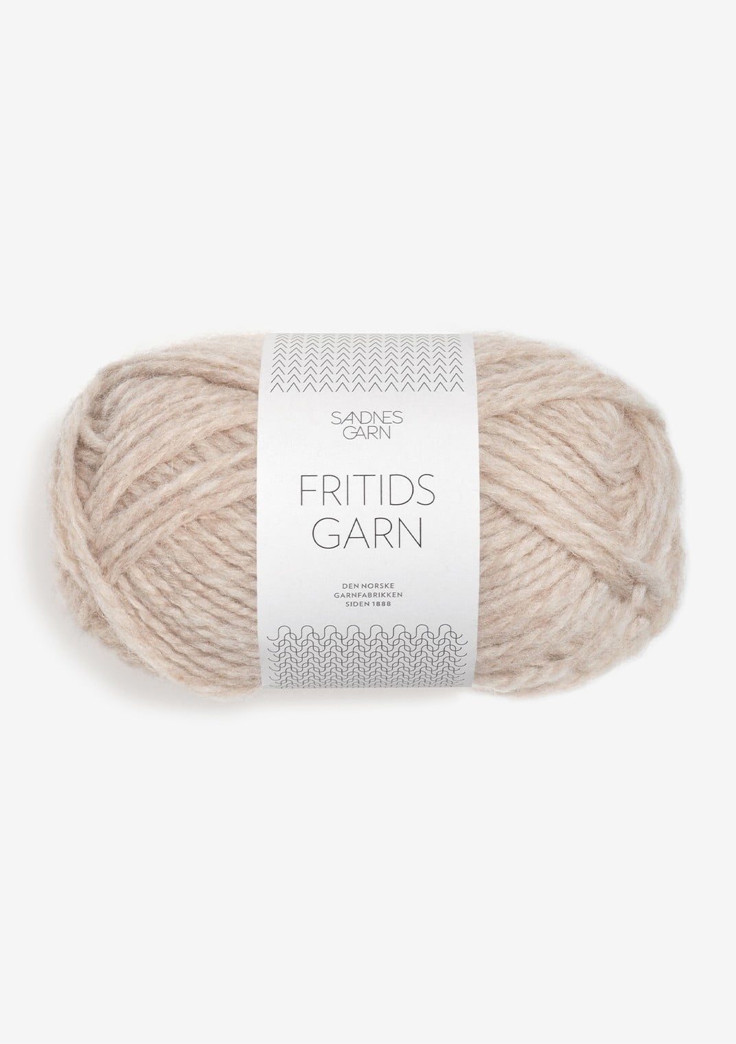 Fritidsgarn Lys Beigmelert 3021