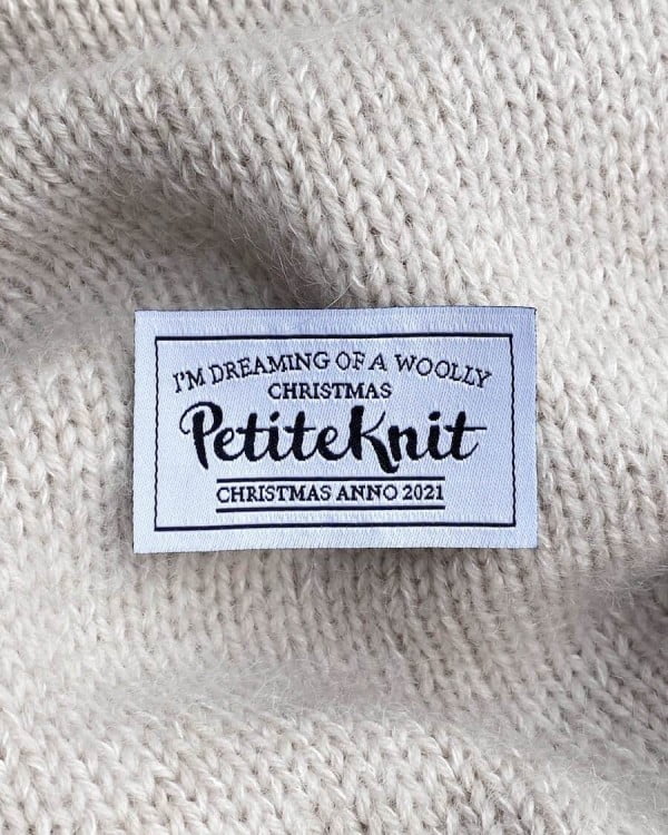 "I'm Dreaming Of A Woolly Christmas"-label