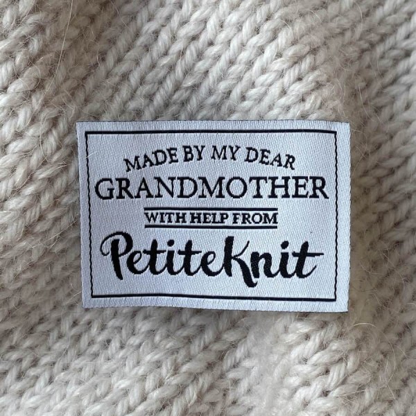 "Made By My Dear Grandmother"-label