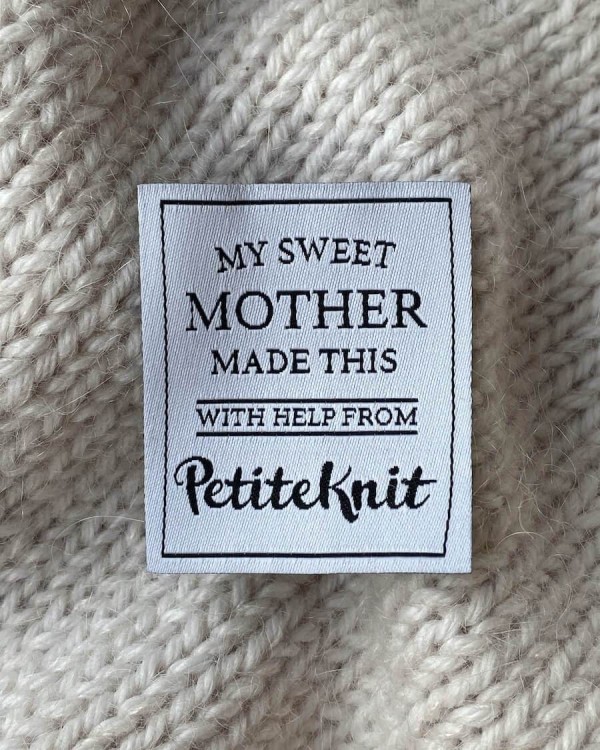 "My Sweet Mother Made This"-label