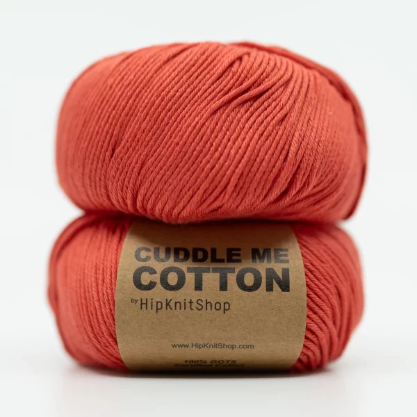 HipKnit – Cuddle me cotton, Juicy Red