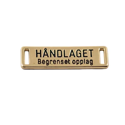 Metallmerke, ML1007 - Gull, håndlaget begrenset opplag