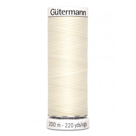 Gütermann - Sytråd 200m, natur nr 001